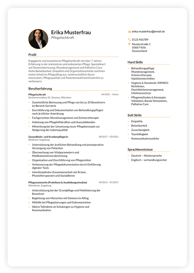 Nursing Specialist Resume