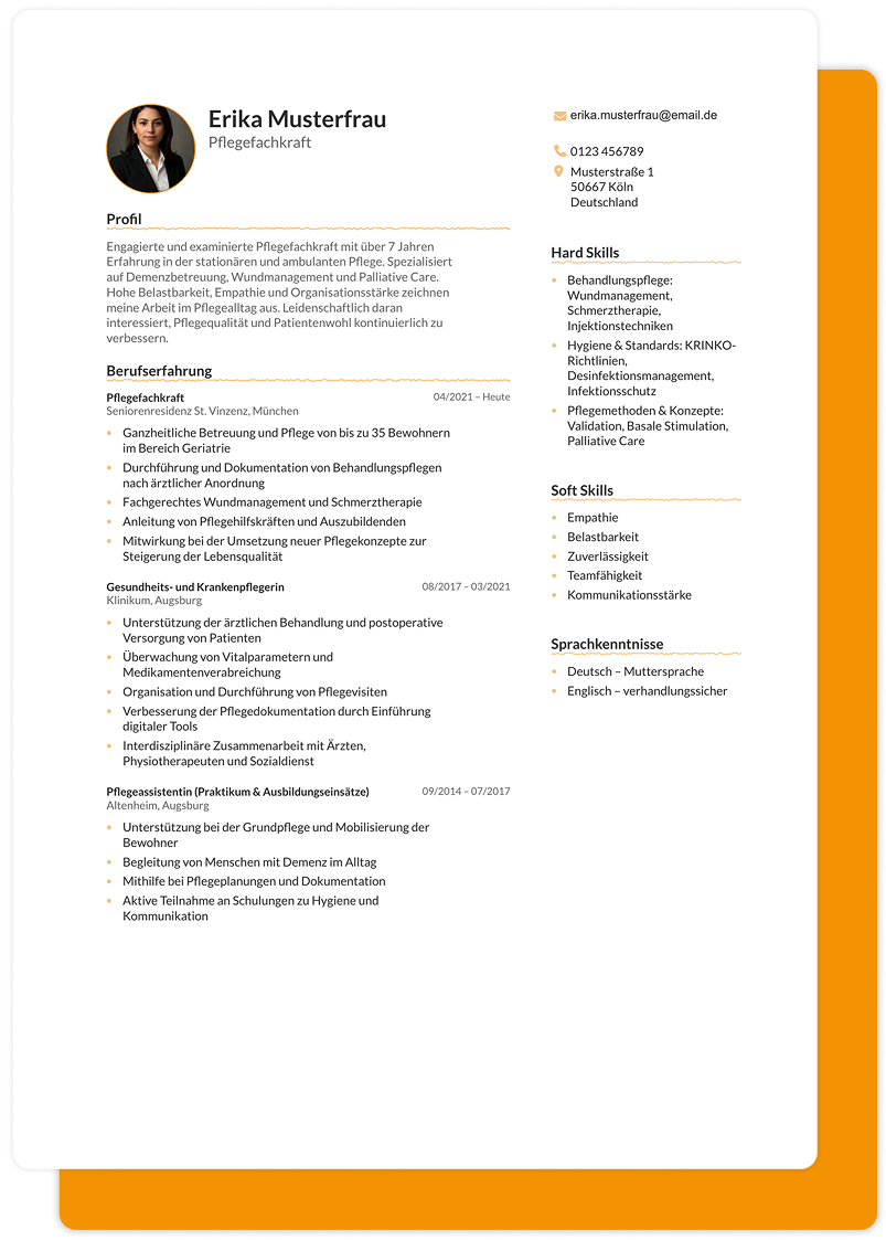 Nursing Specialist CV Template