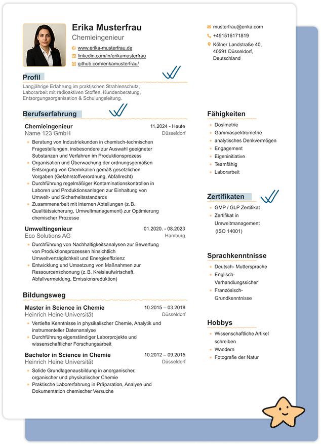 Lebensläufe richtig strukturieren: