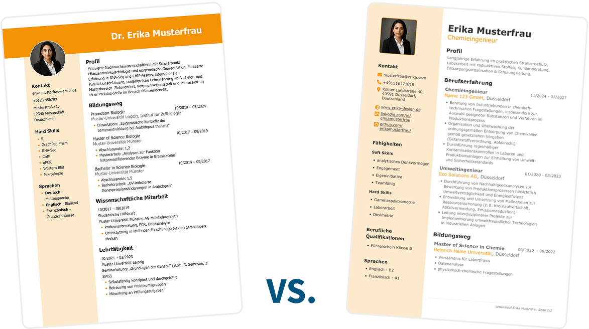 Academic CV Template