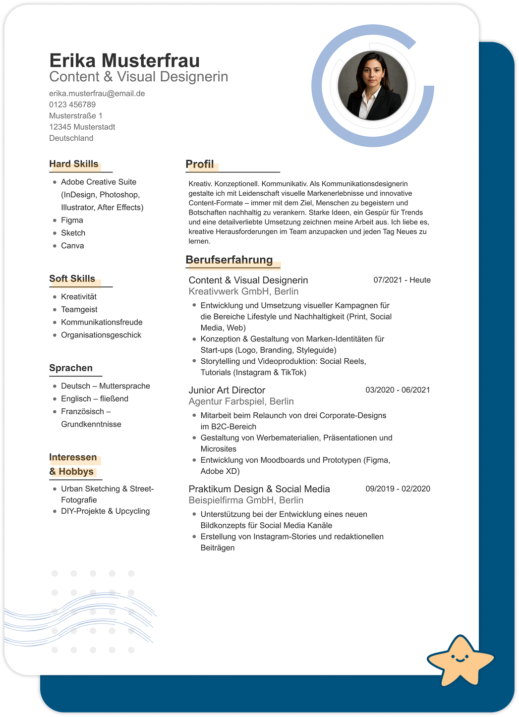 Creative CV Template Instructions