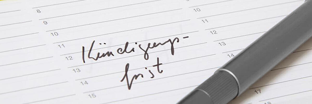 Gesetzliche Kündigungsfrist Kündigungsfrist für Arbeitgeber