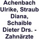 Dr. Ulrike Achenbach, Dr. Diana Straub, Dr. Dieter Schaible Gemeinschaftspraxis Zahnärzte Dr. Ulrike Achenbach, Dr. Diana Straub, Dr. Dieter Schaible Gemeinschaftspraxis Zahnärzte