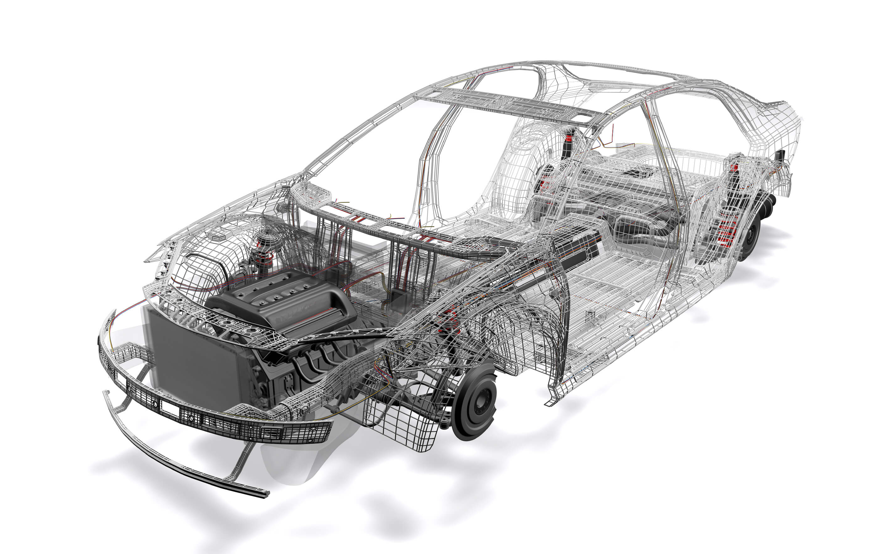 Разработанная модель 3. 3d модель шасси Ниссан. Моделирование автомобилей. Компьютерное моделирование машины. Проектирование автомобиля.