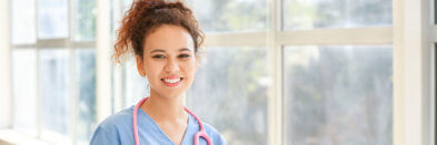 Krankenschwester in einem Krankenhaus