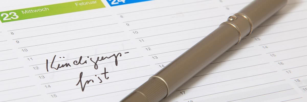 Kündigungsfrist im Arbeitsvertrag