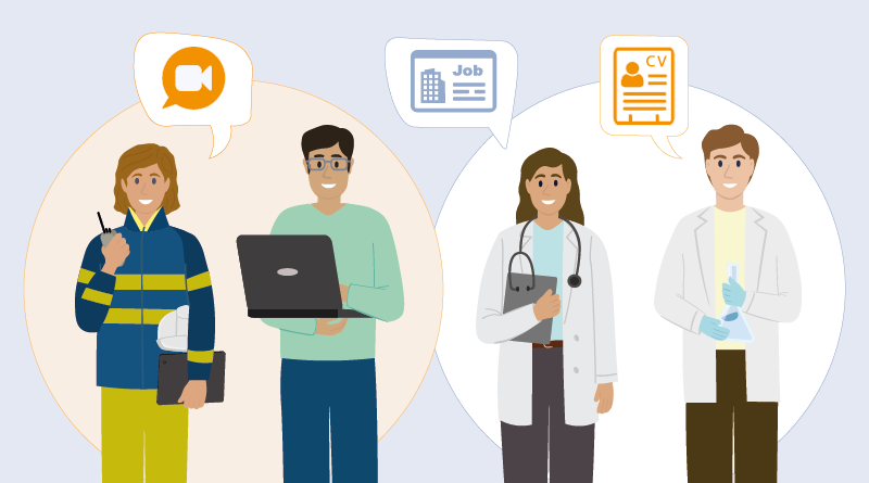 Karrieremöglichkeiten auf der Online Jobmesse jobvector career day